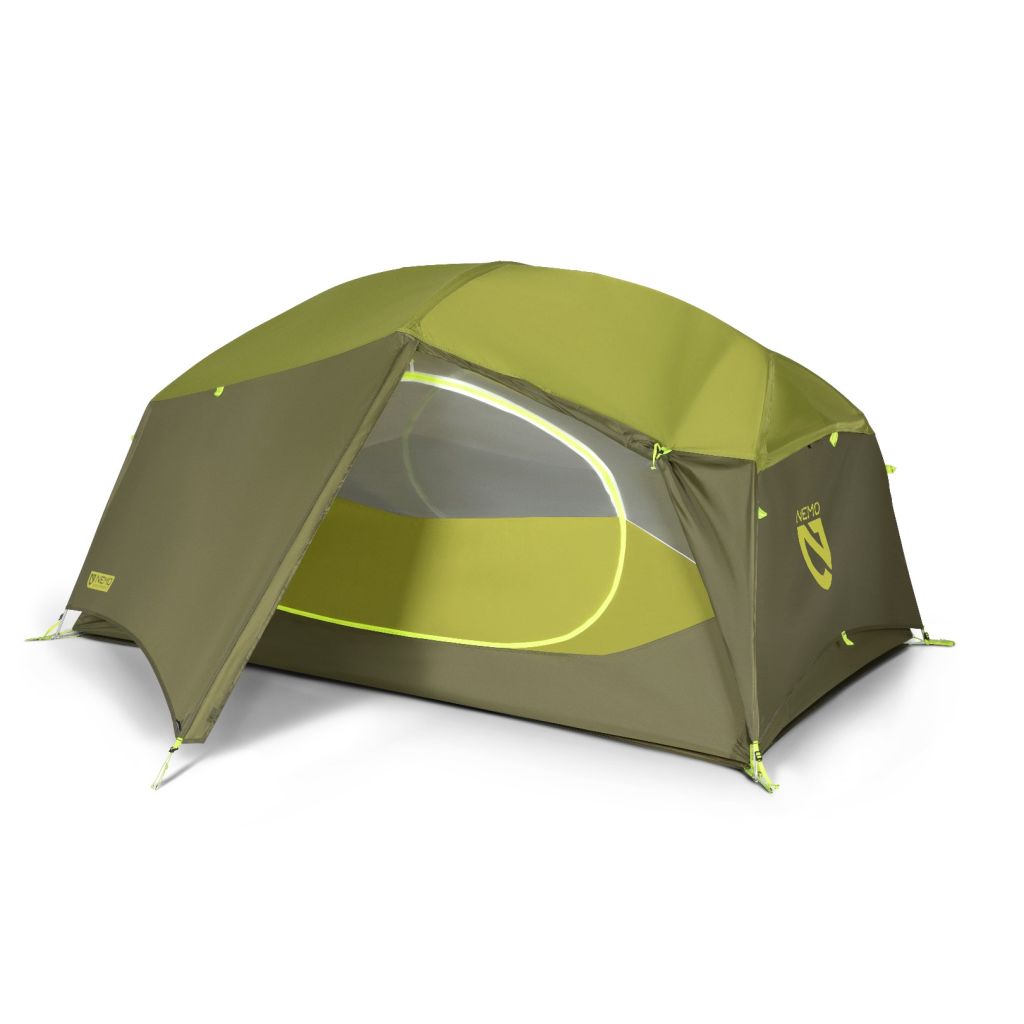 Nemo Tent - Aurora 2P (green) & footprint