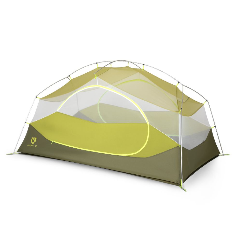 Nemo Tent - Aurora 2P (green) & footprint