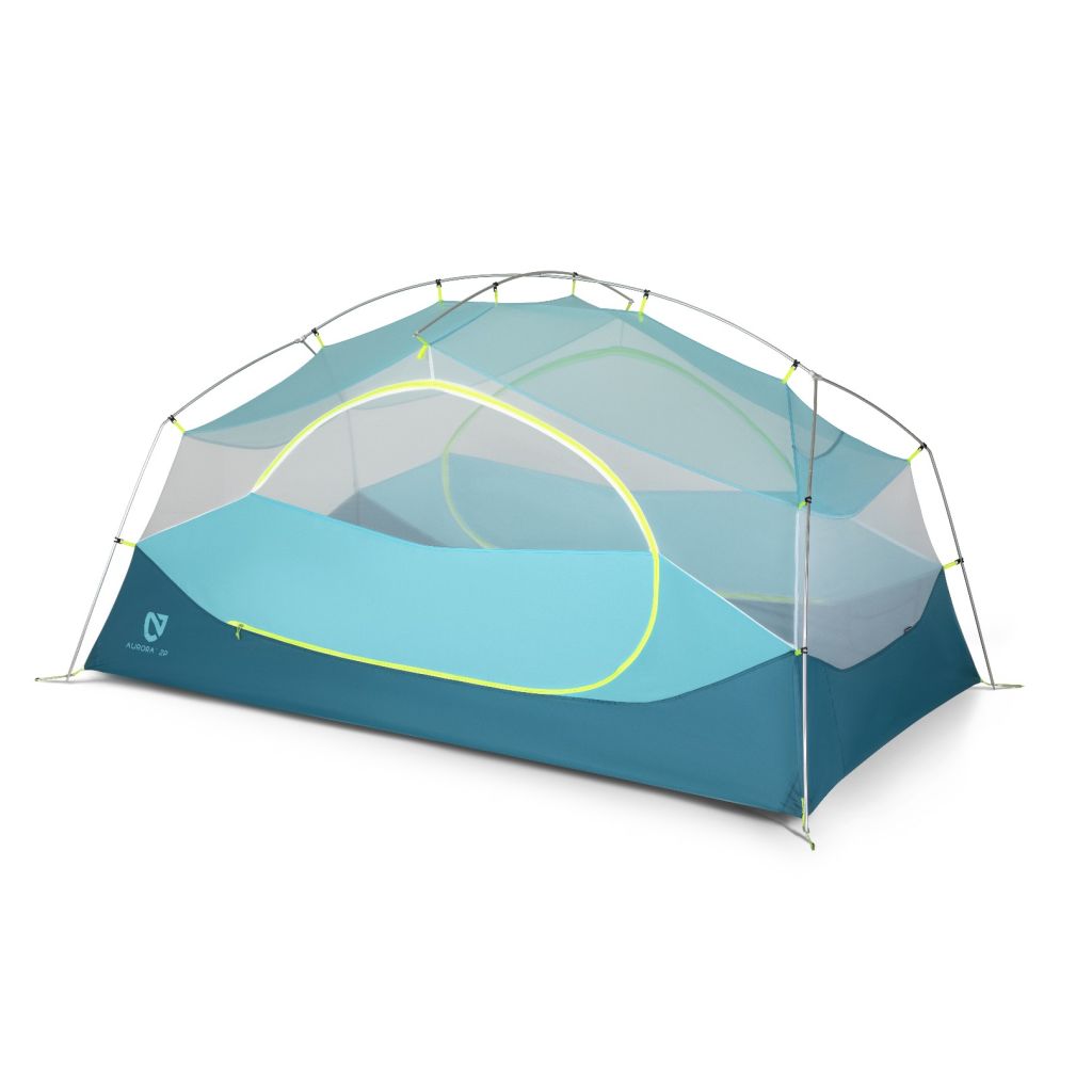 Nemo Tent - Aurora 2P (blue) & footprint