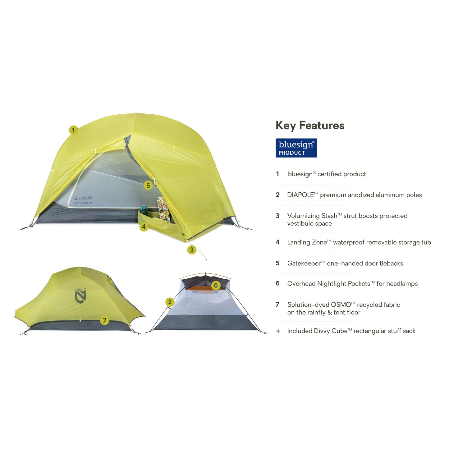Nemo Tent - Dagger OSMO 25 - 3P