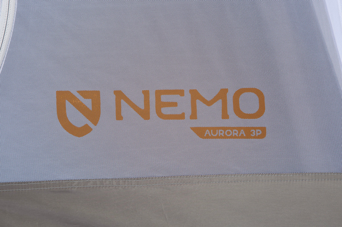 Nemo Tent -  Aurora 3P (Fog/Smokey Olive) & footprint