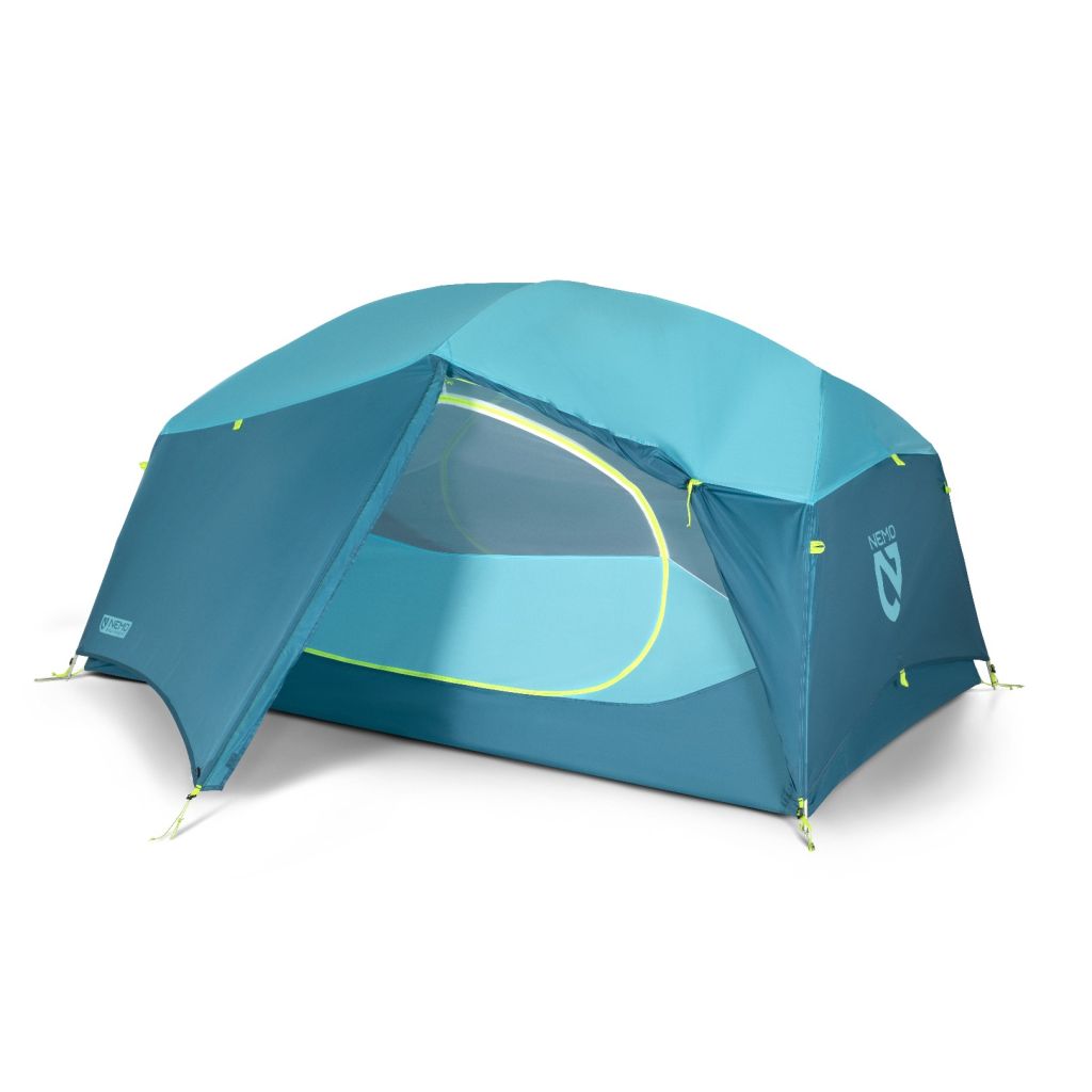 Nemo Tent -  Aurora 2P (blue) & footprint