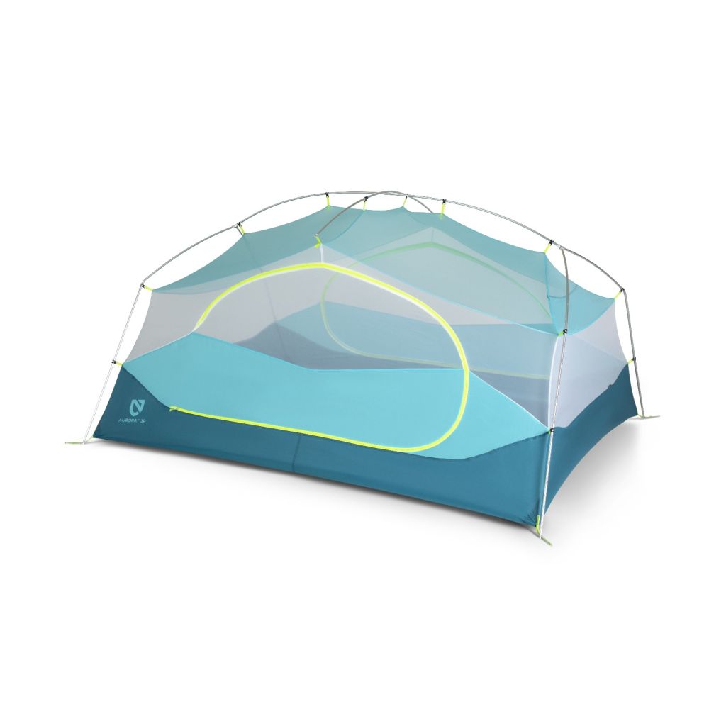 Nemo Tent -  Aurora 3P (blue) & footprint