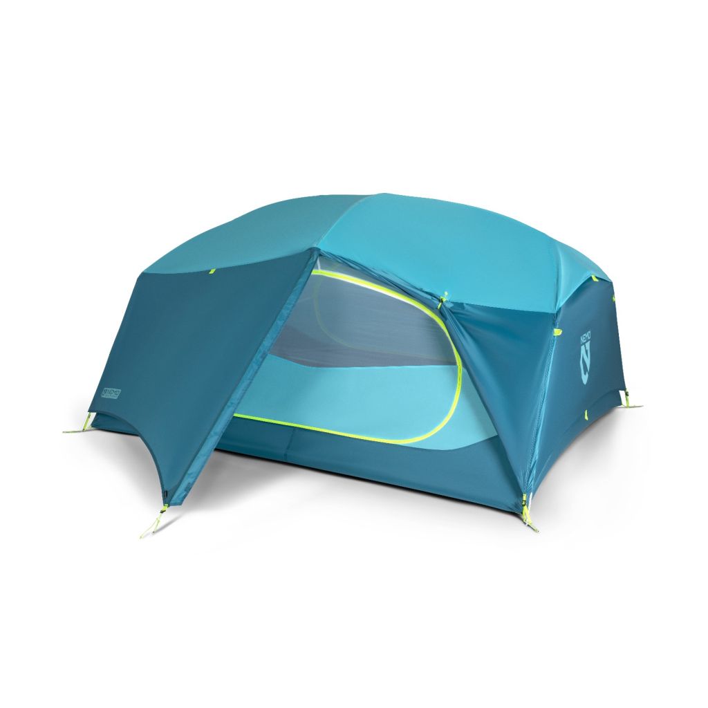Nemo Tent -  Aurora 3P (blue) & footprint