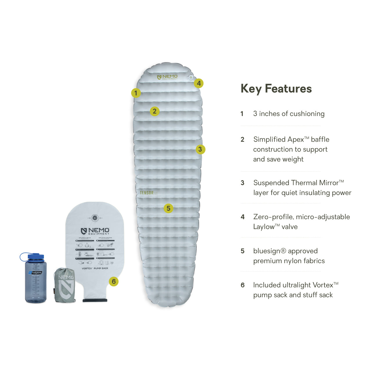 Tensor™ Elite Ultralight Insulated Sleeping Pad